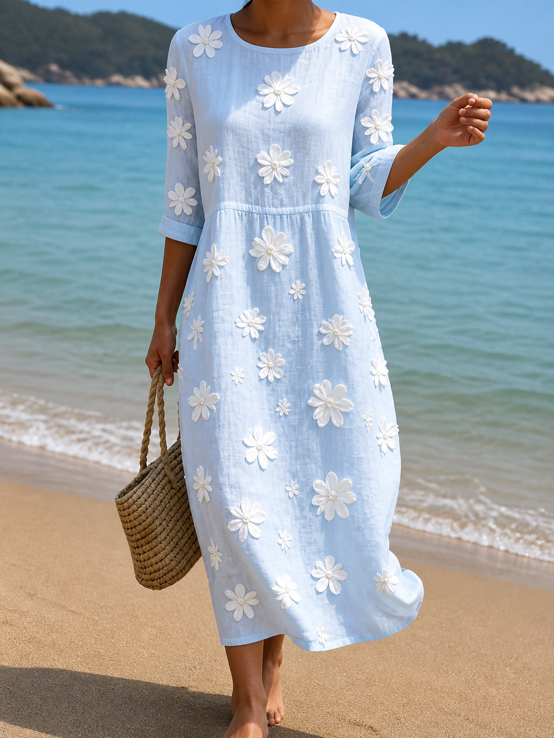 Romy | Vestido con diseño floral