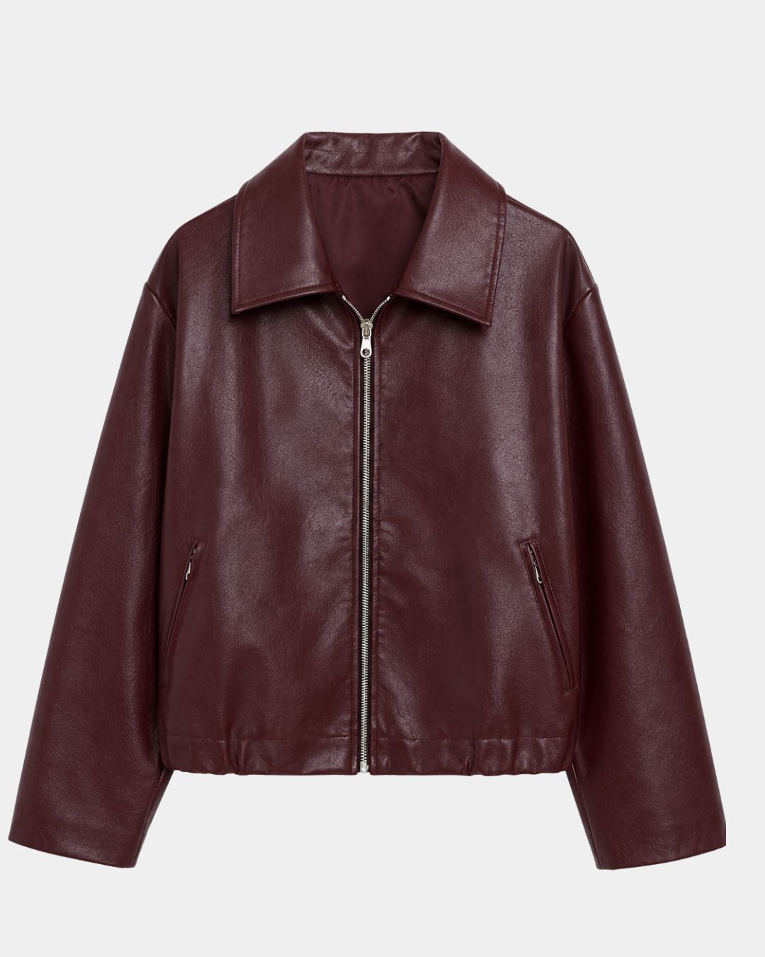 Rosélinea | Chaqueta clásica de piel sintética