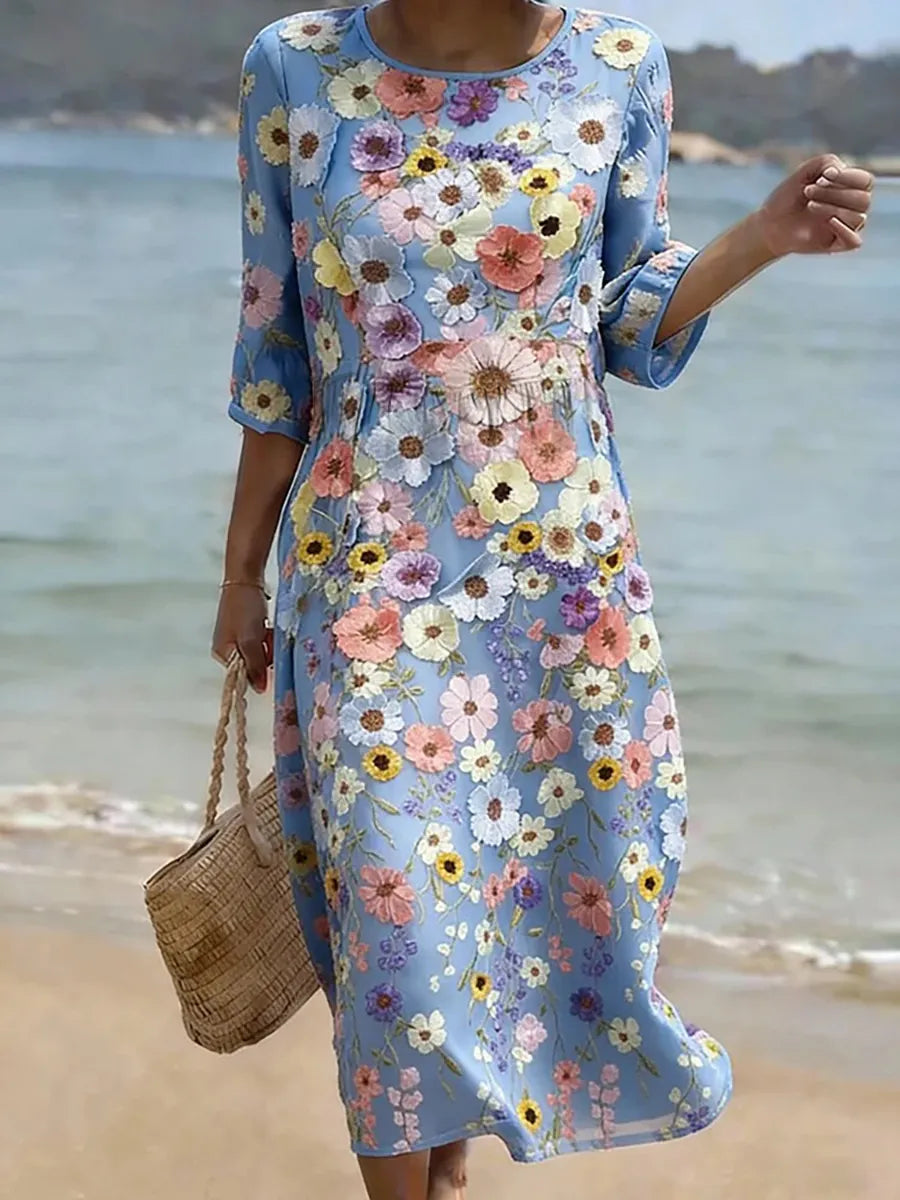 Hanna | Vestido con diseño de flores
