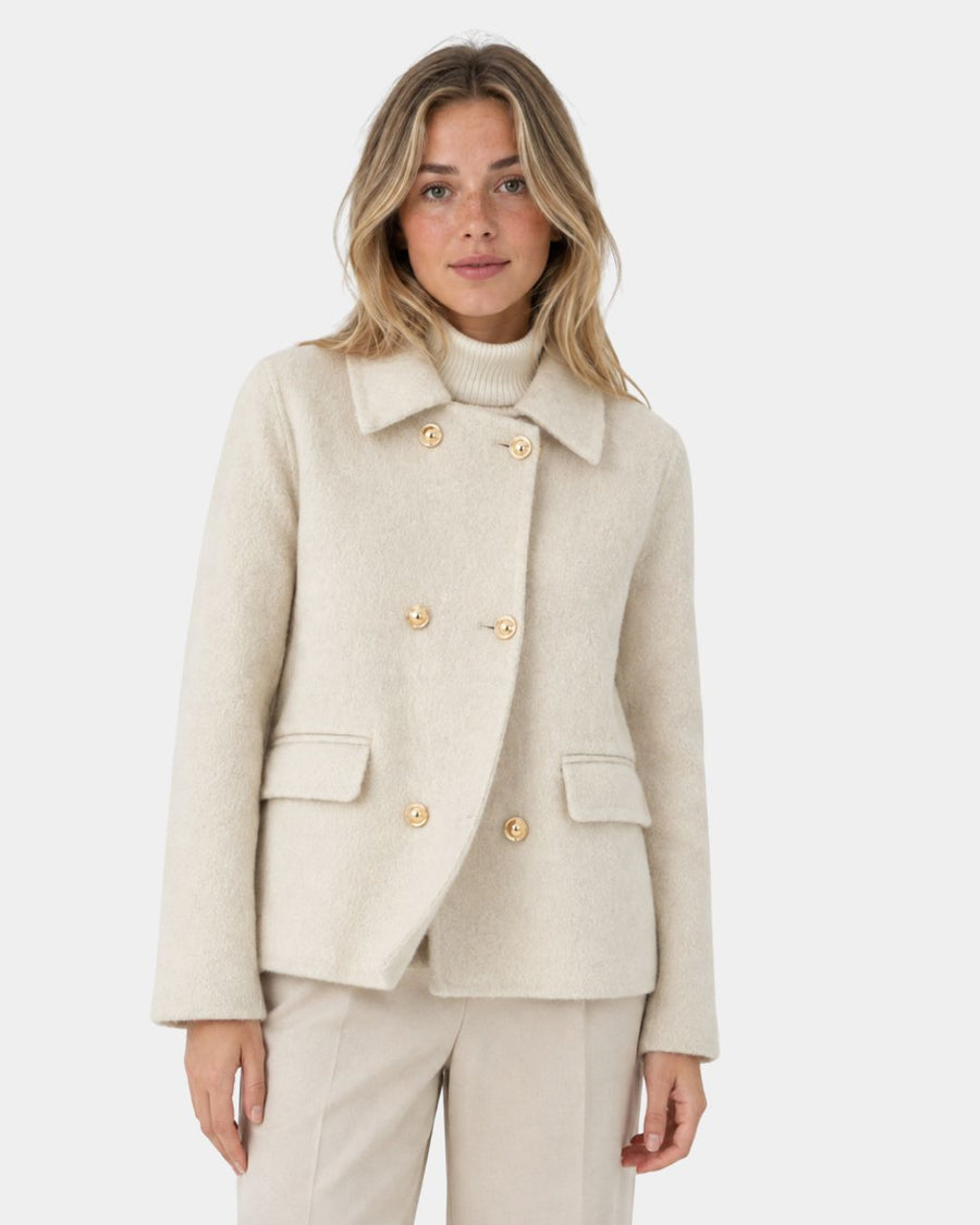 Mélisya | Abrigo elegante con cuello
