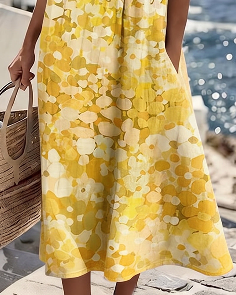 Fiori | Vestido holgado estampado