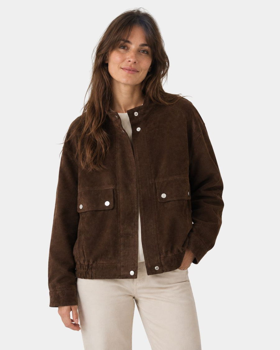 Cléoria | Chaqueta corta con cierre y bolsillos