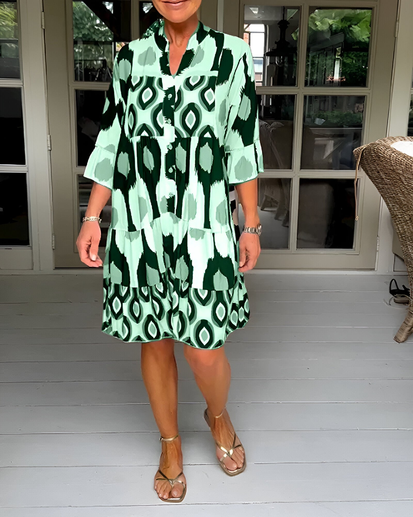 Octavia | Vestido bohemio elegante