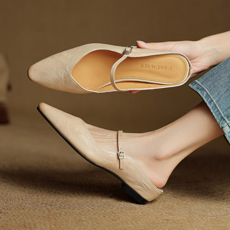 Sasha - Elegant leather sandals for women