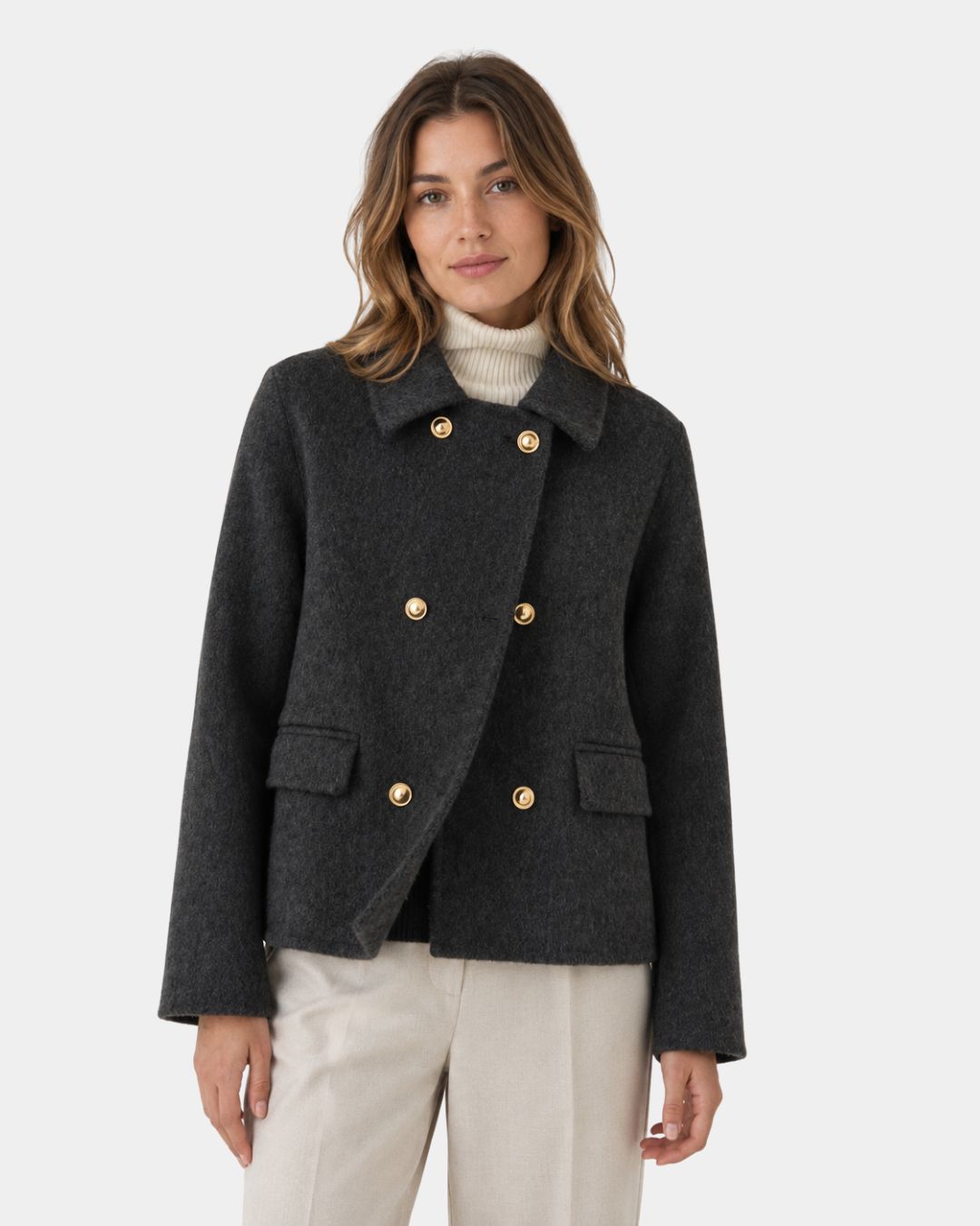 Mélisya | Abrigo elegante con cuello