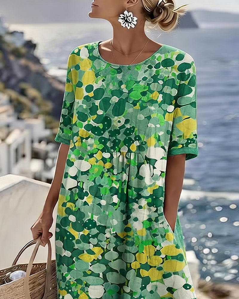 Fiori | Vestido holgado estampado
