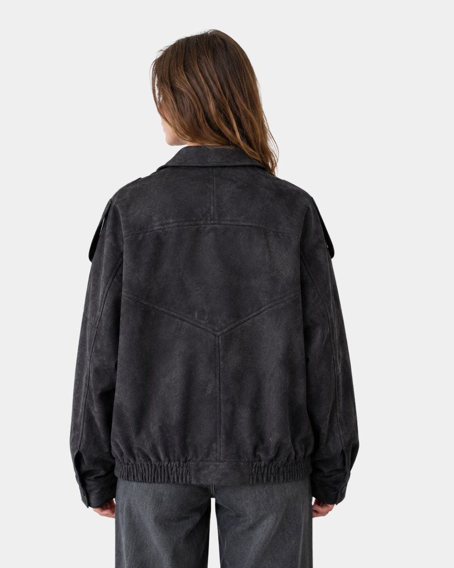 Aurésia | Chaqueta oversize de ante sintético