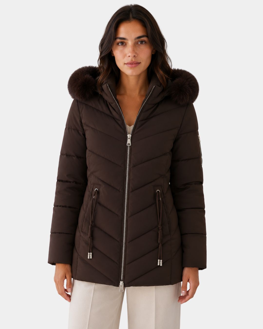 Anéline | Abrigo puffer acolchado elegante