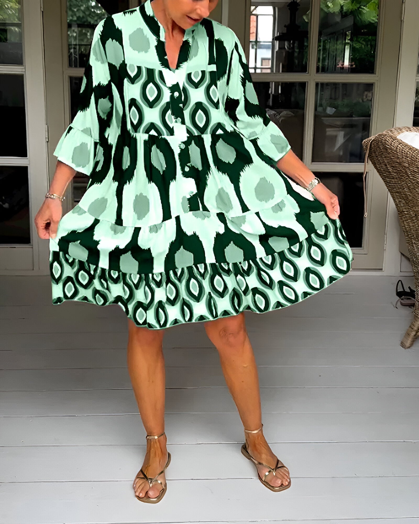 Octavia | Vestido bohemio elegante