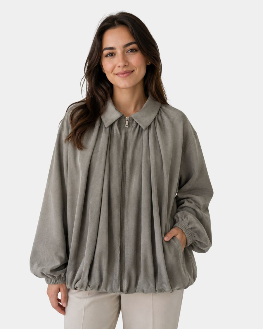 Agnèsine | Chaqueta bomber vintage holgada