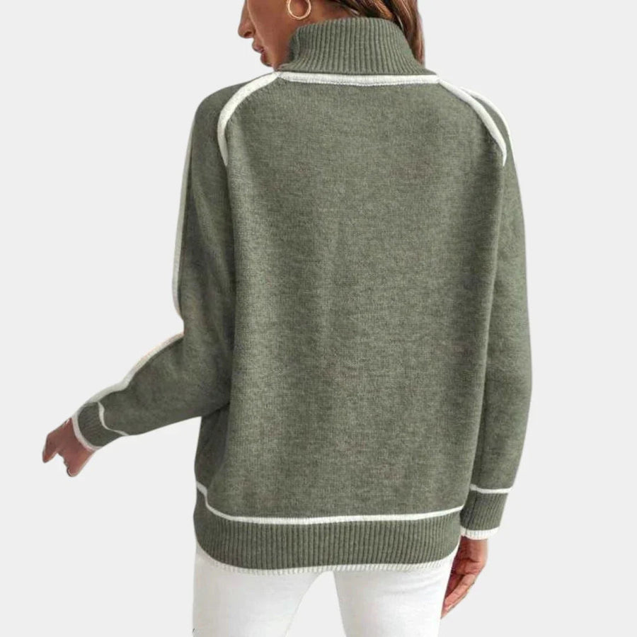 Kaylee | Suéter elegante de cuello alto