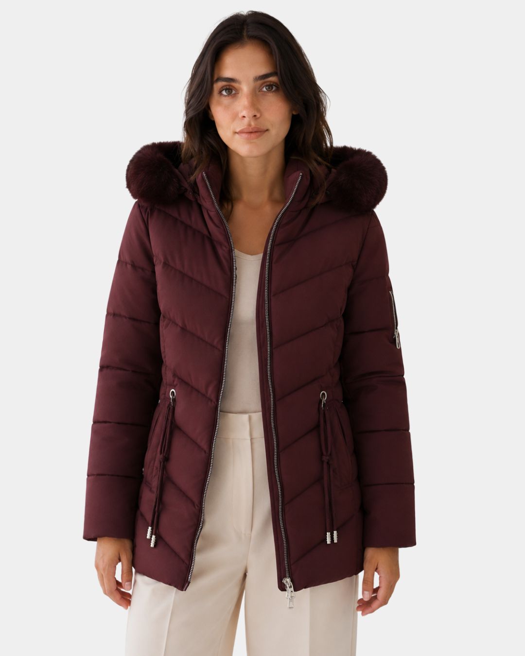 Anéline | Abrigo puffer acolchado elegante