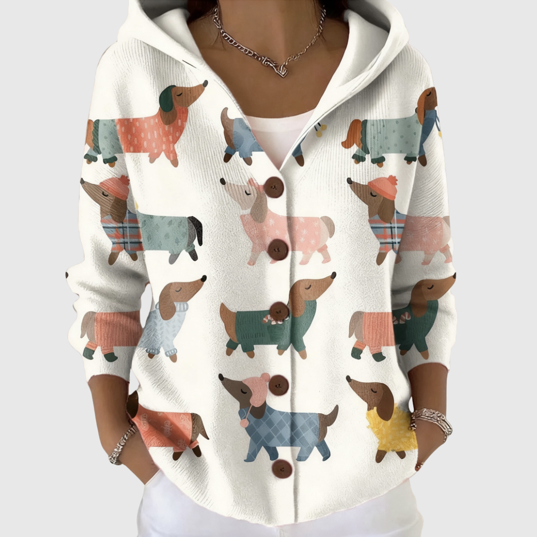Nieve | Chaqueta de Punto con Capucha
