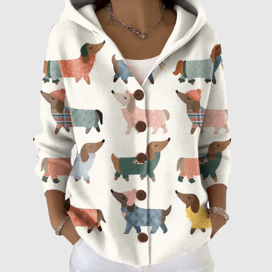 Nieve | Chaqueta de Punto con Capucha