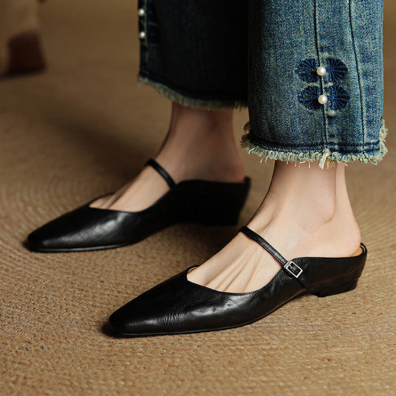 Sasha - Elegant leather sandals for women