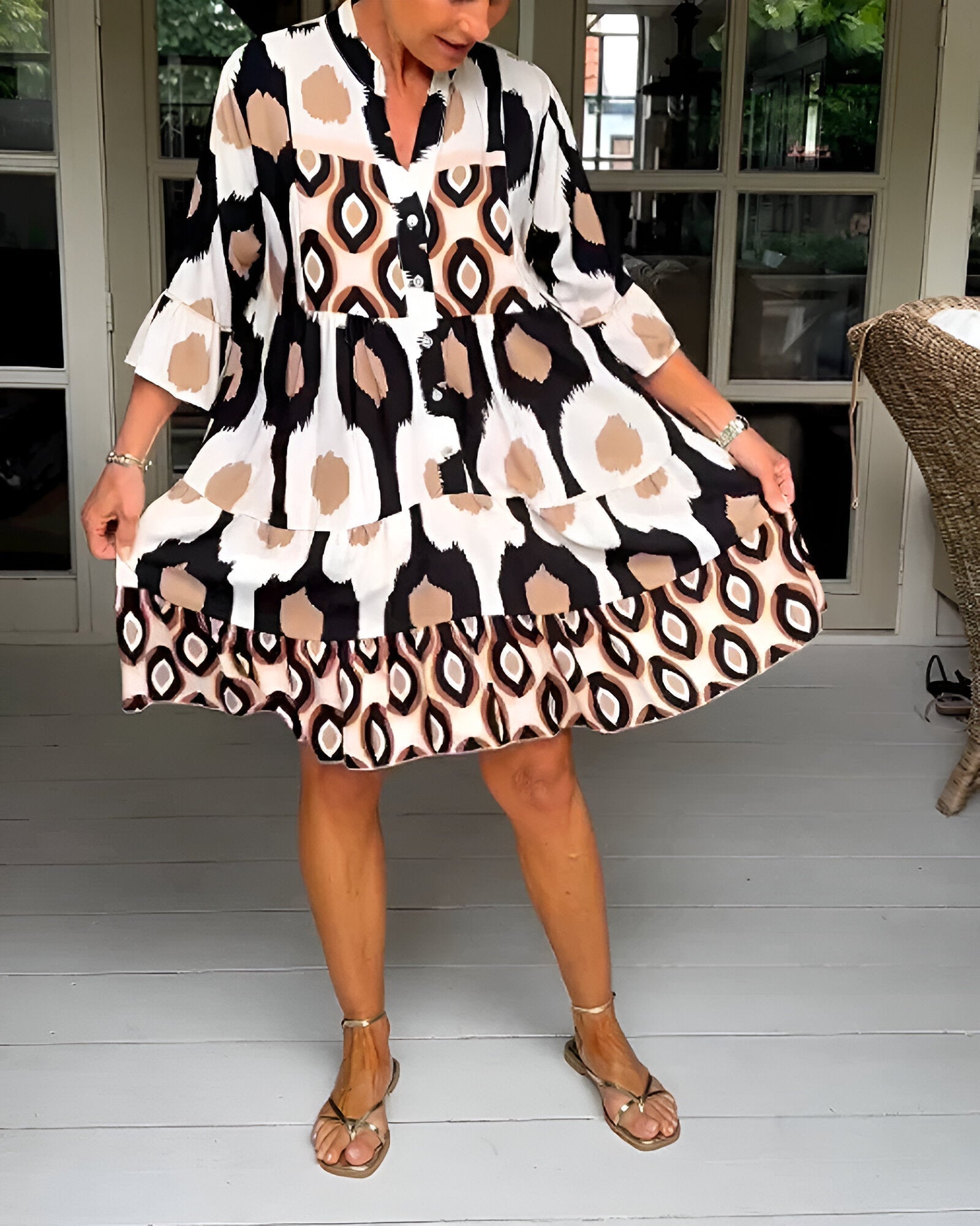 Octavia | Vestido bohemio elegante