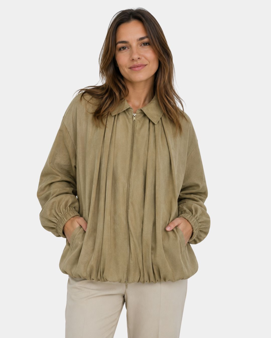 Agnèsine | Chaqueta bomber vintage holgada
