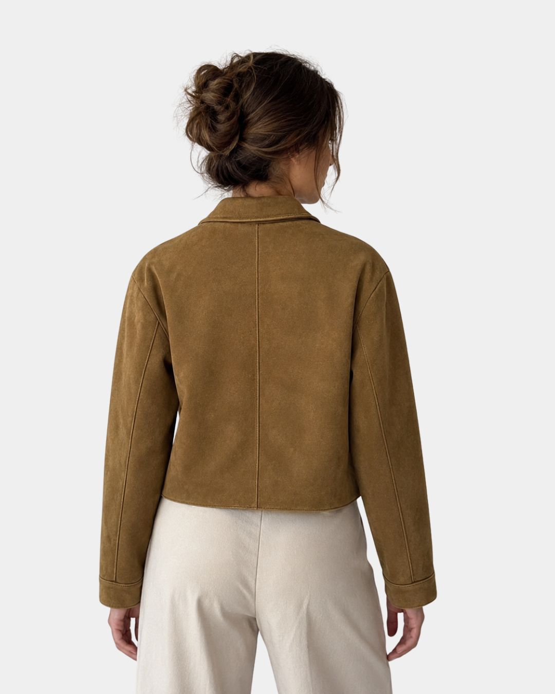 Floréanne | Chaqueta casual elegante con cuello francés y mangas largas