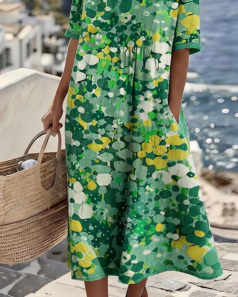 Fiori | Vestido holgado estampado