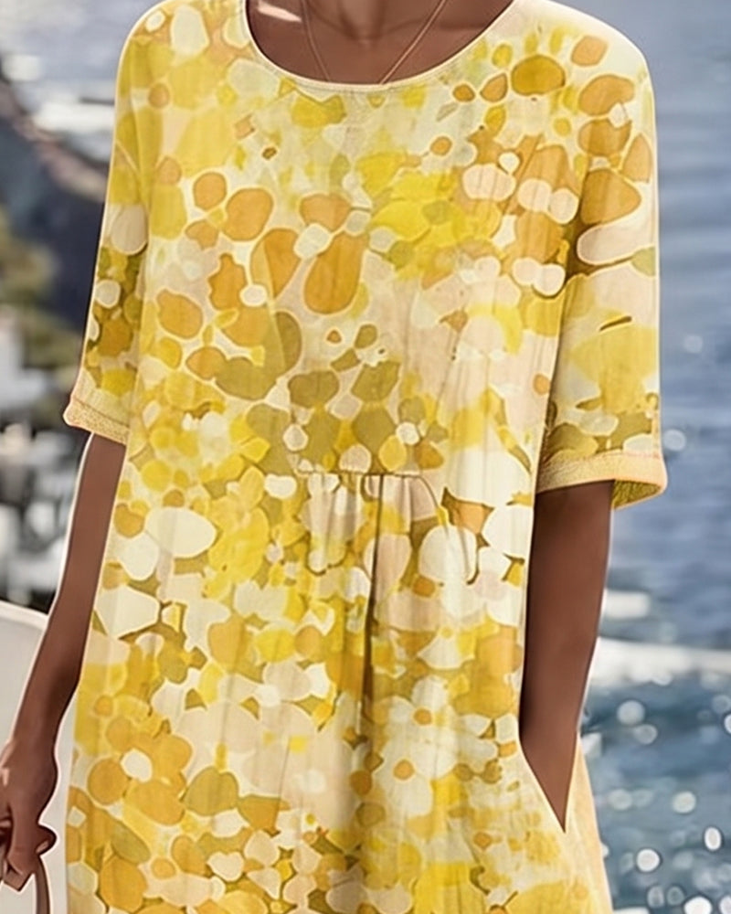 Fiori | Vestido holgado estampado