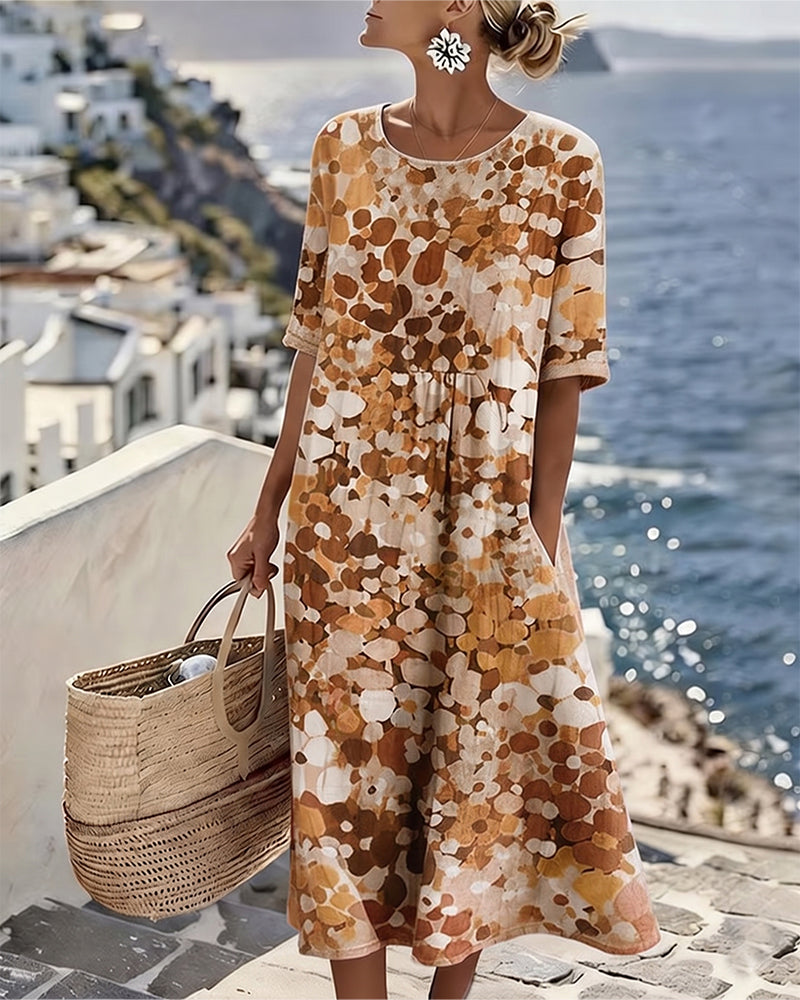 Fiori | Vestido holgado estampado