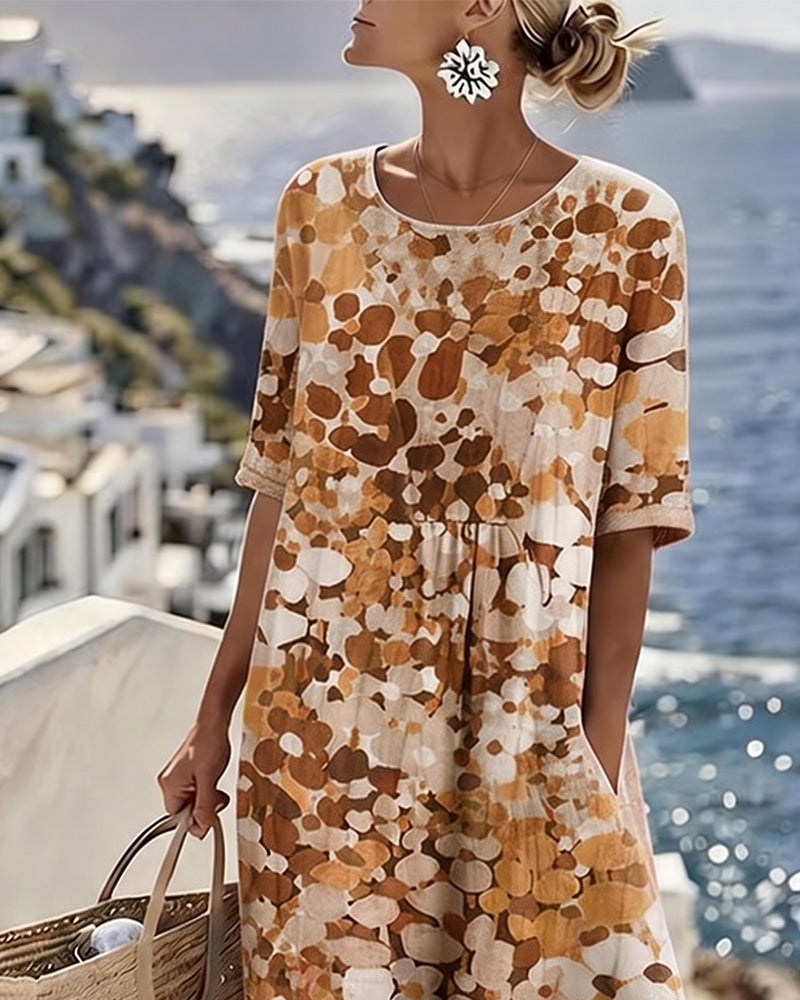 Fiori | Vestido holgado estampado
