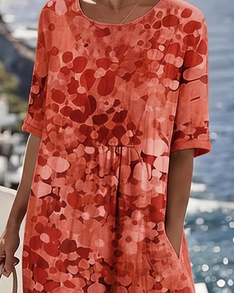 Fiori | Vestido holgado estampado