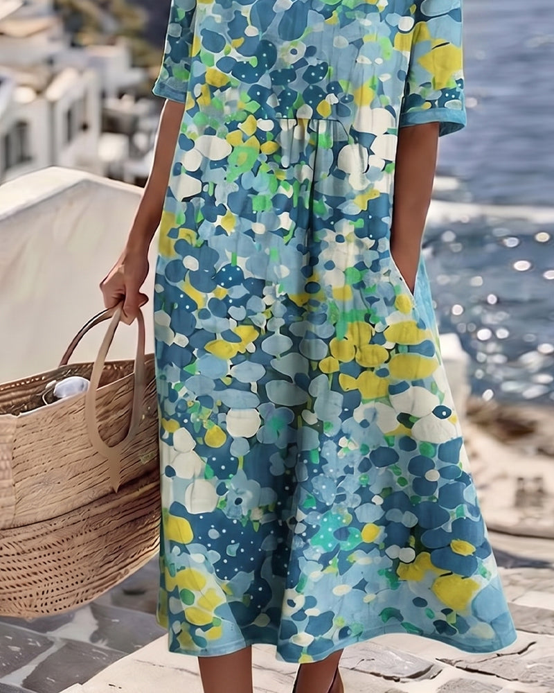 Fiori | Vestido holgado estampado