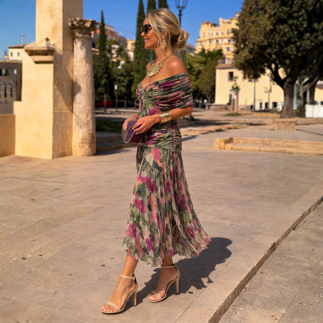 Lydia | Vestido Maxi Off Shoulder