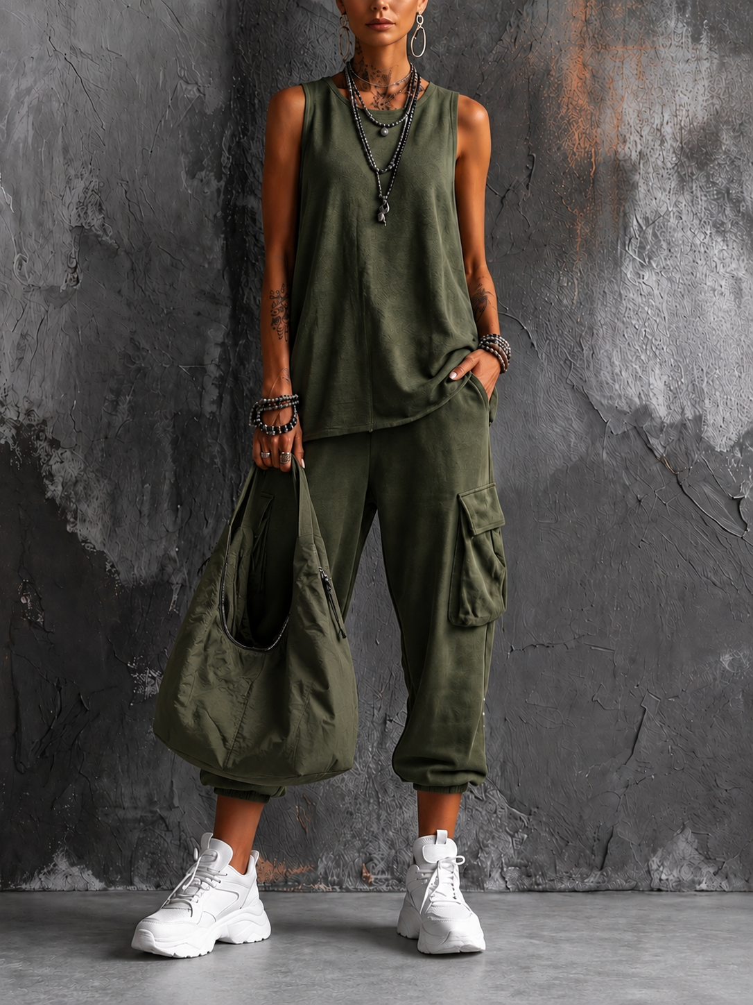 Noelia | Conjunto casual de confort urbano + bolsa gratis