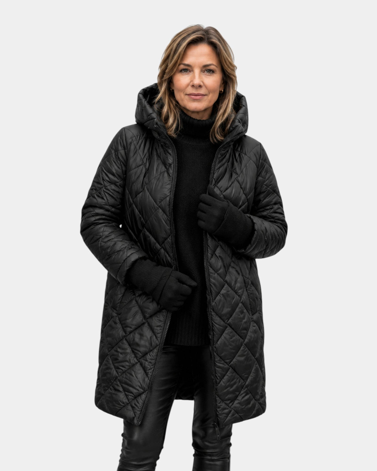 Naélys| Abrigo de invierno acolchado con capucha