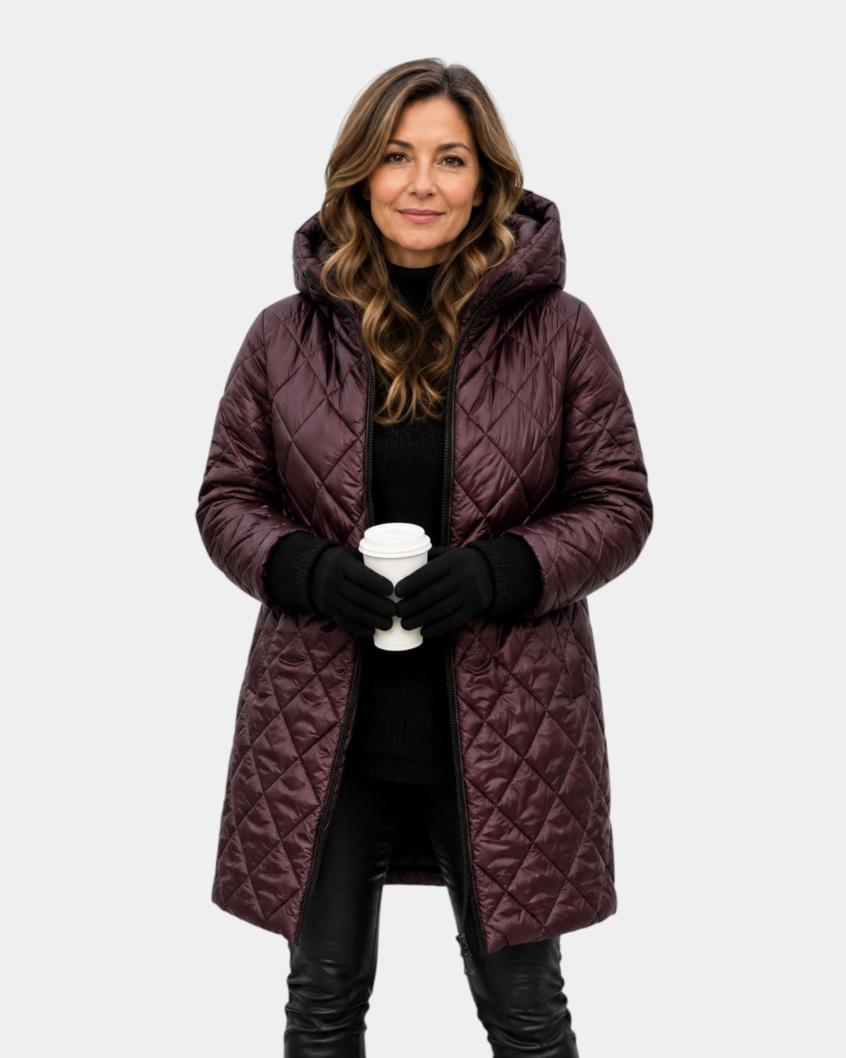 Naélys| Abrigo de invierno acolchado con capucha
