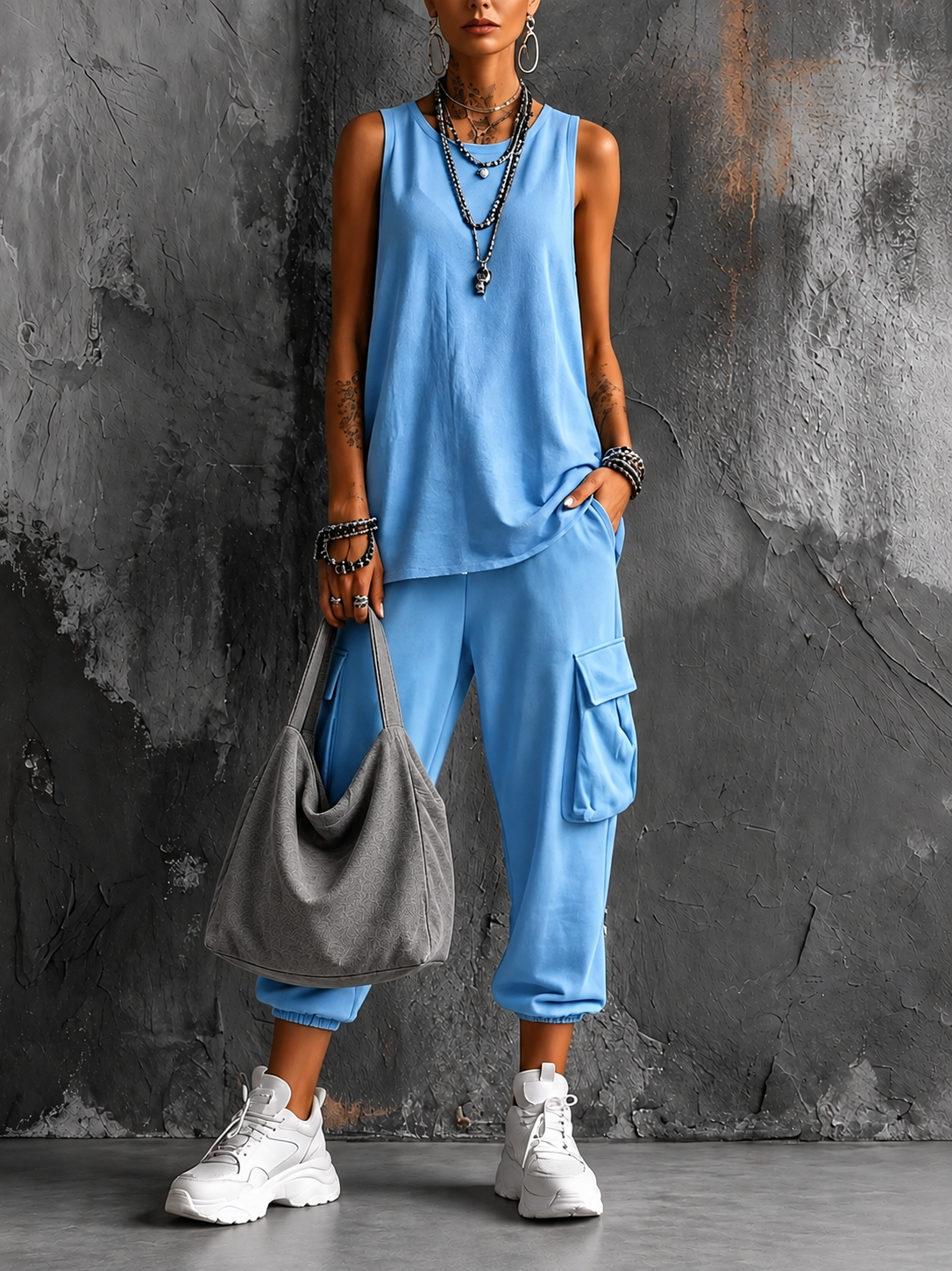 Noelia | Conjunto casual de confort urbano + bolsa gratis