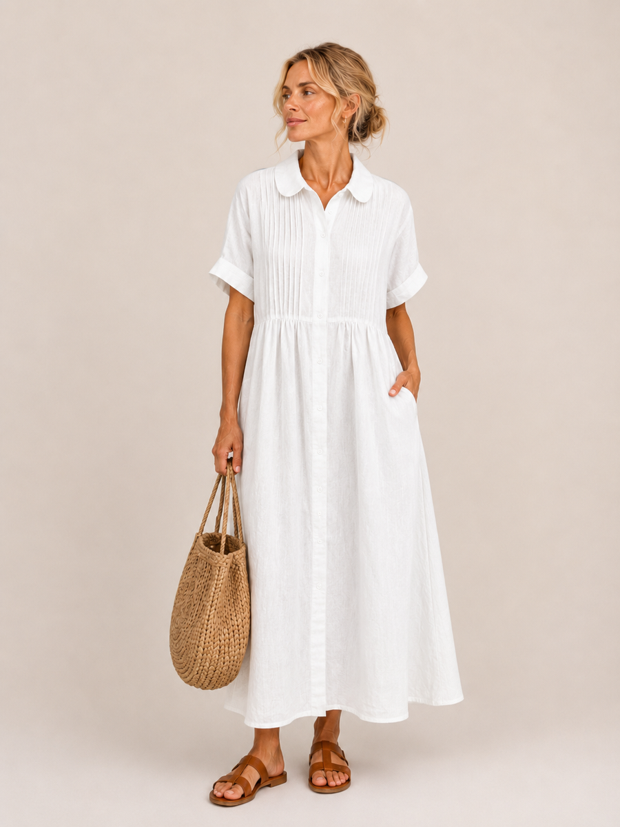 Capri | Vestido Midi Camisero Veraniego