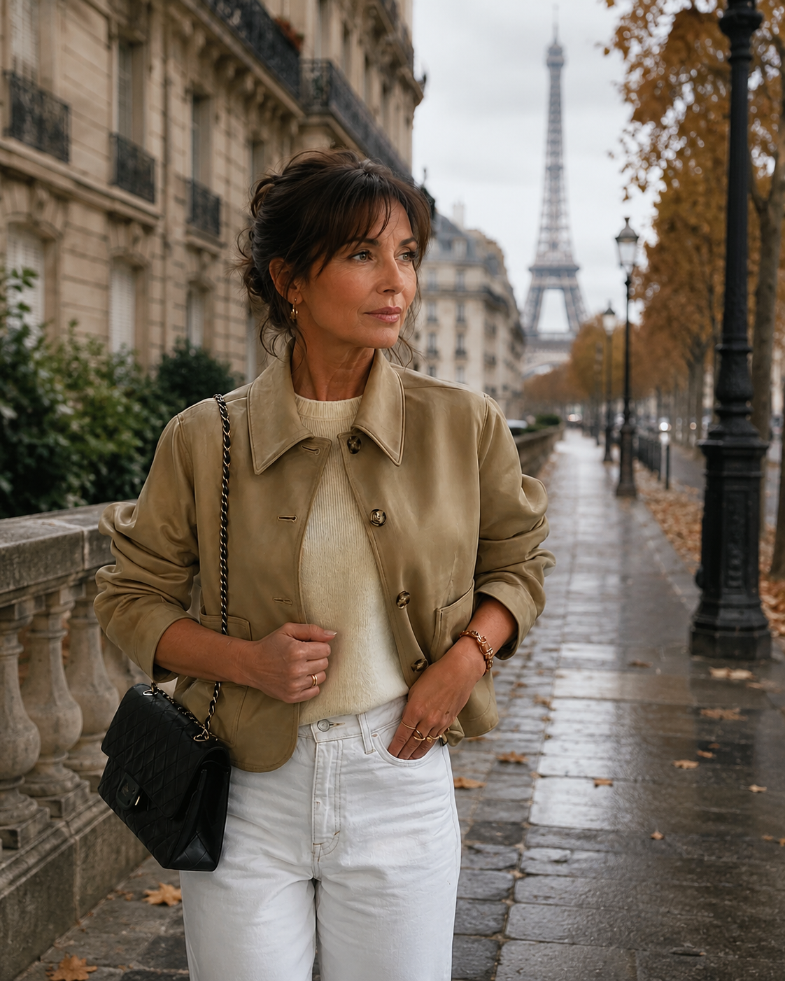 Ysalie | Chaqueta de ante con botones