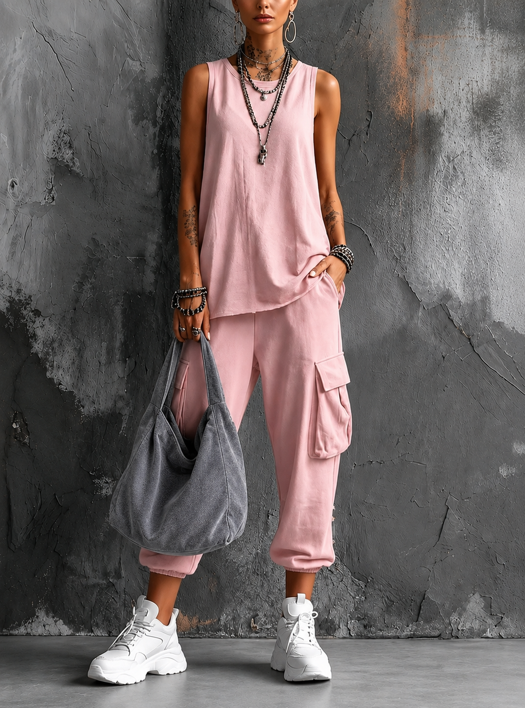 Noelia | Conjunto casual de confort urbano + bolsa gratis