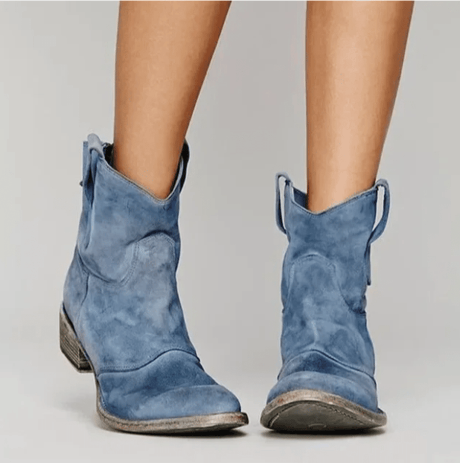 Charlotte - Botas ortopédicas de piel ante
