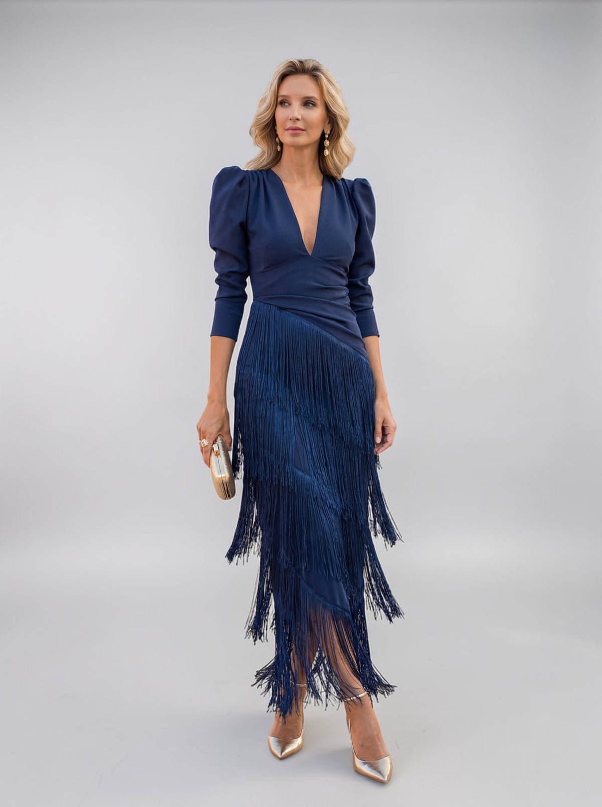 Sofia | Vestido Elegante con Flecos