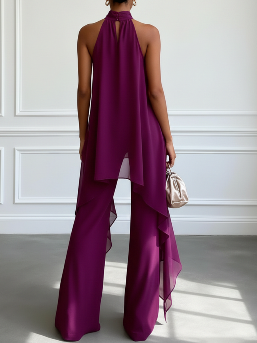 SEMME | ELEGANTE CONJUNTO HALTER PARA MUJER