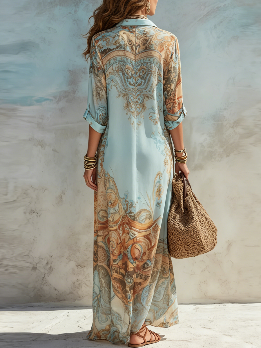 Lorna | Vestido Camisa con estampado