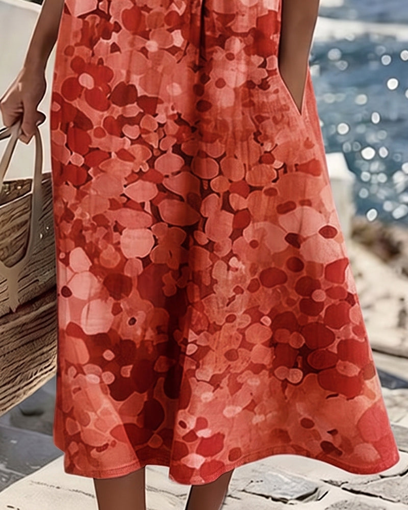 Fiori | Vestido holgado estampado