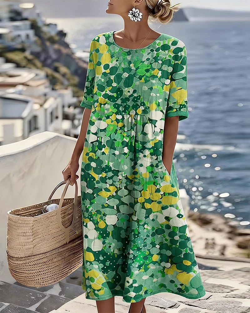Fiori | Vestido holgado estampado