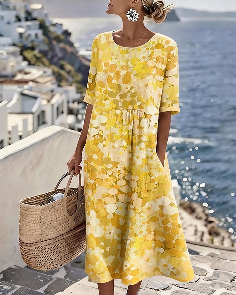 Fiori | Vestido holgado estampado
