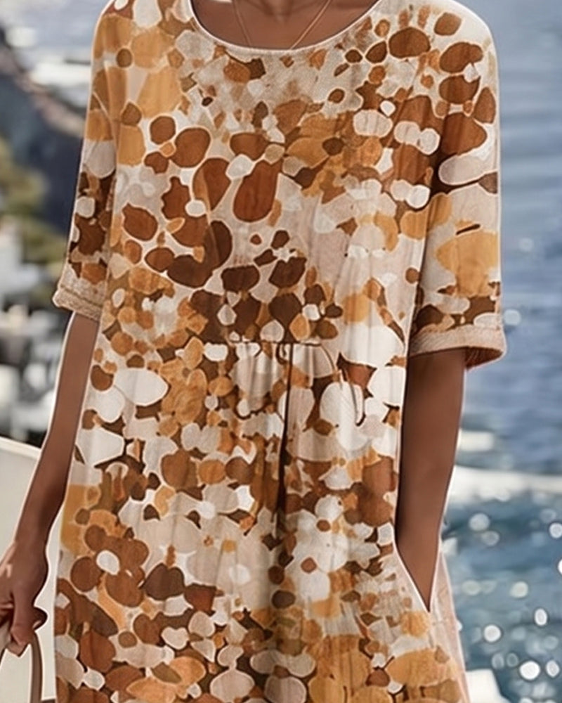 Fiori | Vestido holgado estampado