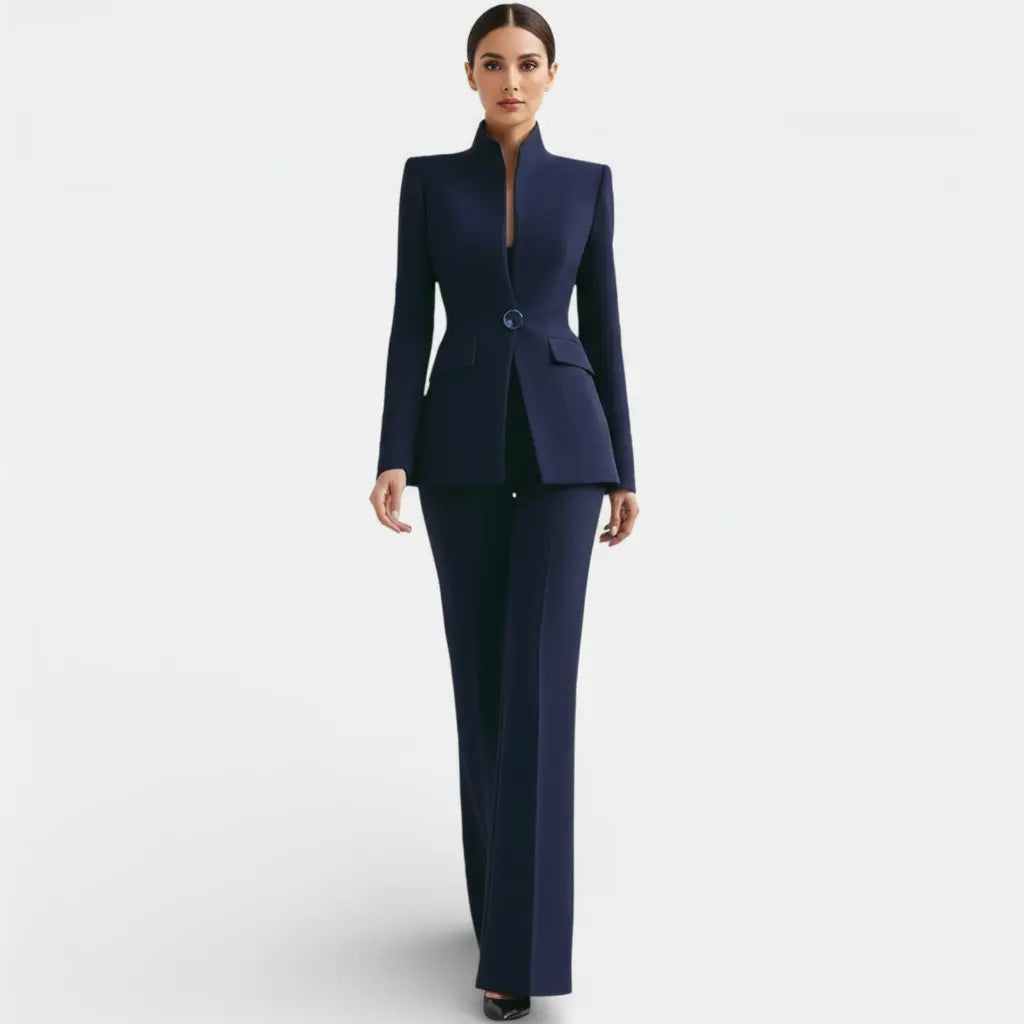 Conjunto Elegante de Mujer | Chaqueta y Pantalones Profesionales