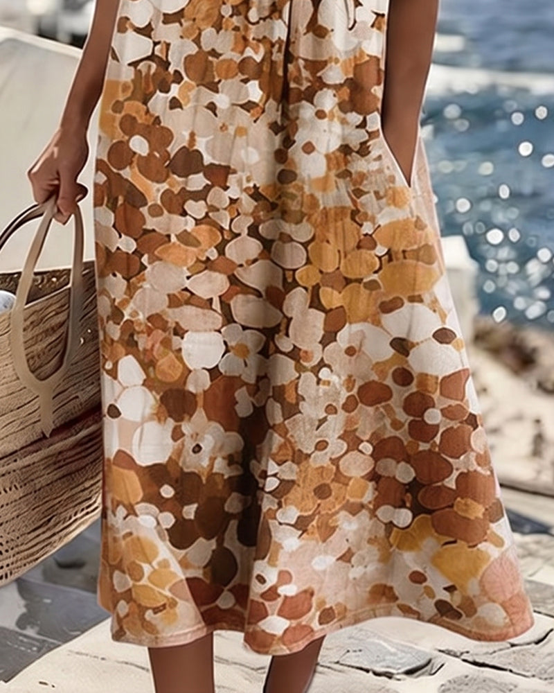 Fiori | Vestido holgado estampado