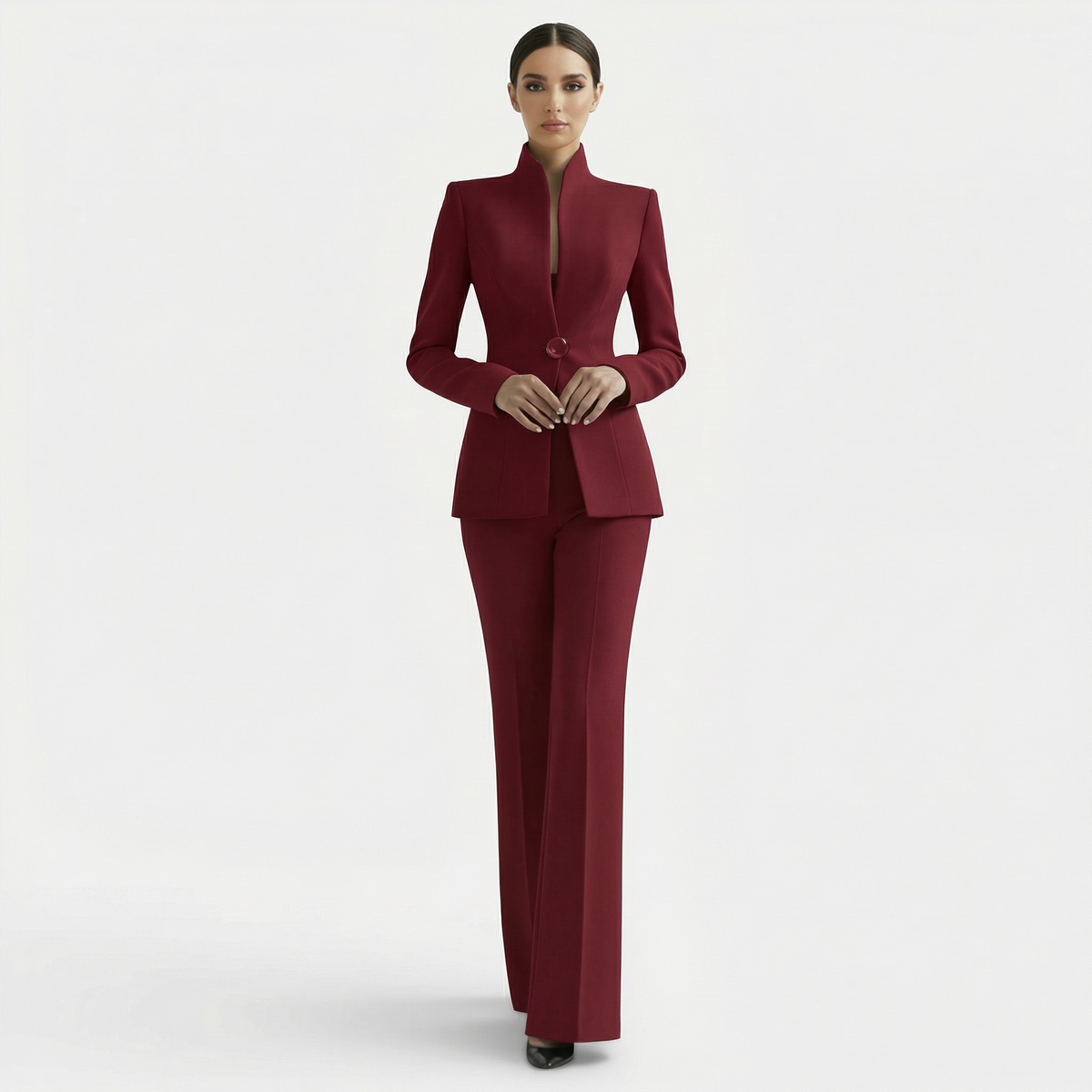 Conjunto Elegante de Mujer | Chaqueta y Pantalones Profesionales
