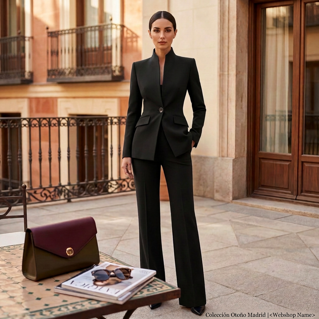 Conjunto Elegante de Mujer | Chaqueta y Pantalones Profesionales
