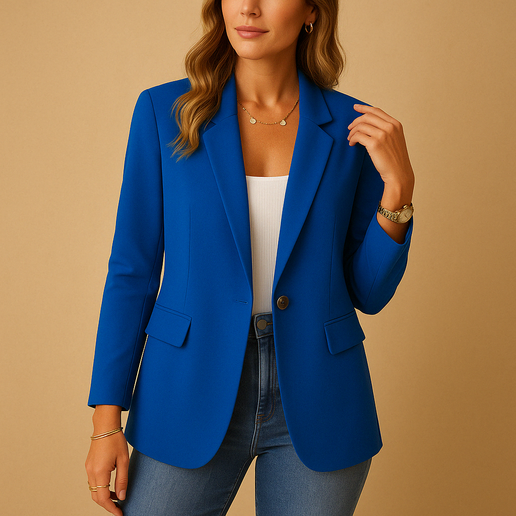 Blazer entallado para mujer – Diseño ajustado con elasticidad para looks profesionales y casuales