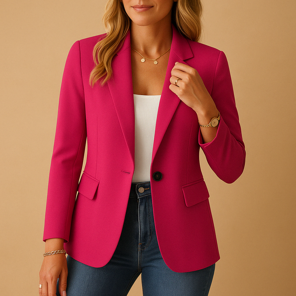 Blazer entallado para mujer – Diseño ajustado con elasticidad para looks profesionales y casuales
